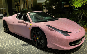 <strong>Car</strong> <strong>Wrap</strong> Vinyl PET Vehicle <strong>Wrap</strong> Film with Ultra High Mirror Flatness Pink Vinyl <strong>Wrap</strong> for <strong>Car</strong> with Sparkling Particles - Product Image 3