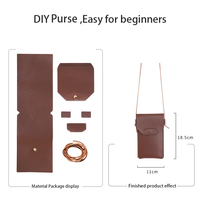 Sac à bandoulière pour téléphone portable fait main VANWOO, personnalisable ODM&OEM, sac à main tendance DIY, jouets à coudre, thème animaux et nature, 7-12 ans
