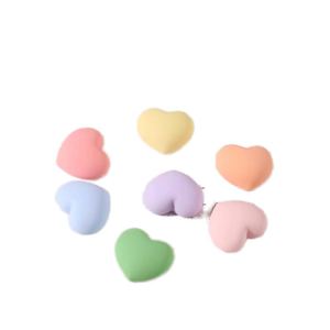 Ponko 14-Piece Macaron Color Fridge Magnet Set Strong Interior Magnet Resin 4 Types 7 Colors Includes Heart <b>Whiteboard</b> Memo - Product Image 1