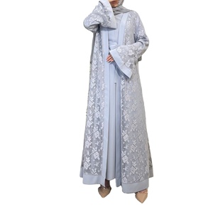 Ensemble 2 pièces Robe musulmane hidjab islamique à la mode Robe de gros Robes arabes Turquie Robe musulmane Ethnique Caftan - Product Image 2