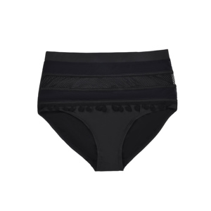 女性用ハイウエストビキニVネックセクシーストラップカラー装飾コンペティションビキニセットレディースストリングビキニ下着サテン - Product Image 3