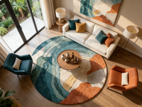 Hochwertige Moderne NZ-Wollteppiche für Wohnzimmer und Schlafzimmer, Umweltfreundlich, Wasserdicht, Fleckresistent, Haustierfreundlich