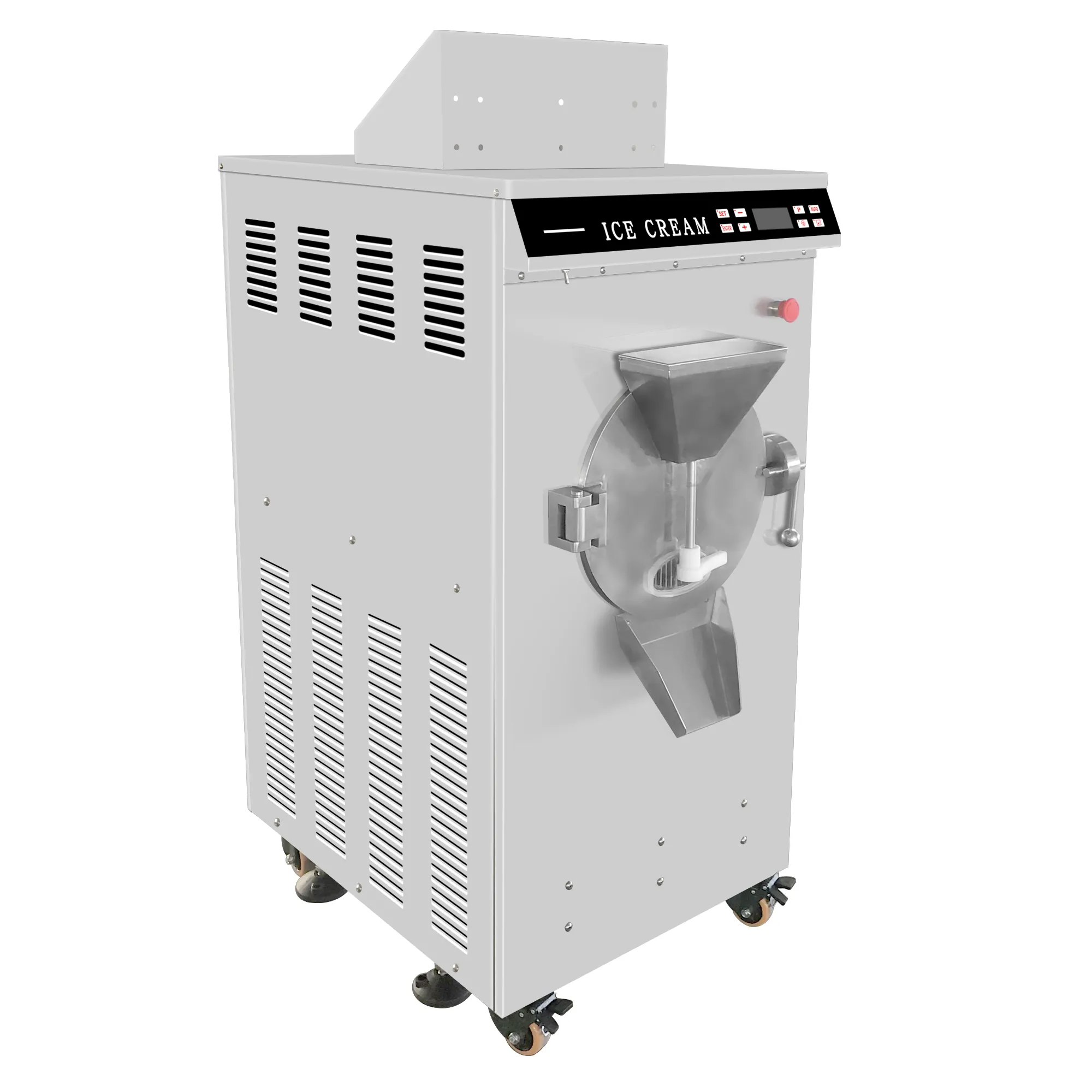 Congelador De Gelato Automatizado Fazendo Máquina De Sorvete Duro Contínuo Industrial