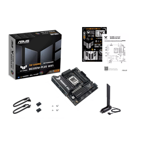 Tarjeta Madre TUF GAMING B650EM-PLUS WIFI AM5 mATX Compatible con CPU AMD Ryzen Serie 7000/8000/9000, DDR5, PCIe 4.0, para Juegos - Product Image 4