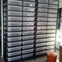 Étagère pour reptiles tendance, boîte d'élevage en plastique pour lézard et serpent