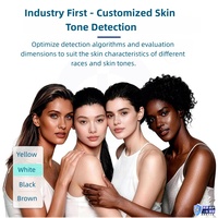 Analyseur de peau professionnel de haute qualité / Test de peau / Analyseur de peau industriel de qualité supérieure en ABS