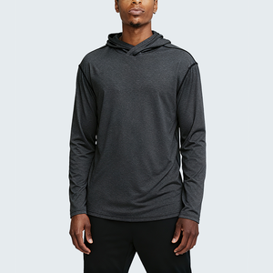 Sudaderas con Capucha Personalizadas para Hombre, de Secado Rápido, Elásticas, Ligeras, para Entrenamiento, Running, Deportes al Aire Libre, Fitness - Product Image 4