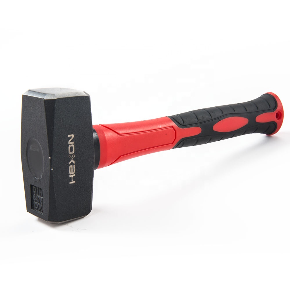 Стекловолоконная ручка, мягкий ПВХ захват martillo, каменный разрыв, камнерезка, кувалда