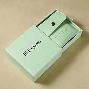 Eco-friendly Luxe Discreet Ring Necklace Boxes Fashion Rectangle Carton Jewelry Packaging Gift Boxes <b>Magnetic</b> Closure Box - Product Image 4