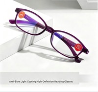 Lunettes de lecture anti-lumière bleue incassables TR90 2026, lunettes de vue pour seniors de marque avec étui, vente en gros