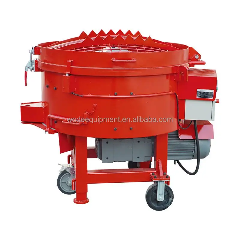 WRM250 concrete mixer machine small 250 litres refractory pan mixer for sale