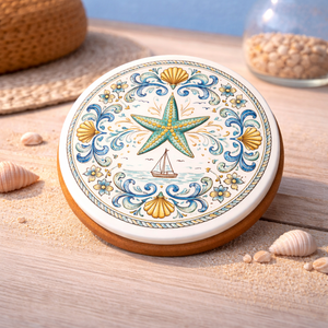 Offre Spéciale – Sous-verre en céramique et liège absorbant les liquides, personnalisable par sublimation, finition brillante, pour la maison et l'hôtellerie (<span class=keywords><strong>MALTE</strong></span>) - Product Image 3