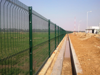 358 Veiligheids Elektrisch Hekwerk IJzerdraad Heetgedoopt Gegalvaniseerd Metalen Palen 6 Voet Eenvoudige Montage Boerderij Omheining 3D Modellering Trellis