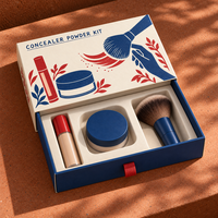 Fabrication OEM de boîtes cadeaux en papier artisanal recyclable sur mesure, boîtes de rangement de luxe pour cosmétiques