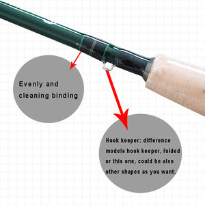 OEM 4 조각 좋은 품질 탄소 비행거리 낚시대 spey를 나르게 쉬운 - Product Image 5