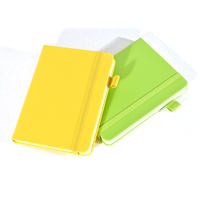Carnet promotionnel en PU à couverture rigide avec élastique, gaufrage artisanal, logo personnalisé, journal d'affaires personnalisé pour le bureau