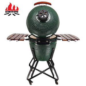 KIMSTONE Gril de <span class=keywords><strong>barbecue</strong></span> Kamado pratique et élégant de 21 pouces à large plage de température pour la cuisine en plein air - Product Image 3