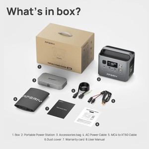 2+3YEARS Warranty Period Summer <b>Camping</b> Outdoor <b>Generator</b> Portable Power Supply Solar Portable Power Station - Product Image 2