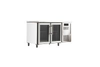 Réfrigérateurs de comptoir certifiés CE 1360 mm, double porte, avec compresseur Cubigel