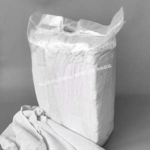 Trapos de Limpieza de Algodón Reciclado, Trapos Blancos de Toalla, Trapos Blancos de Toalla de Grado Industrial, Reutilizables para Múltiples Usos de Limpieza - Product Image 1