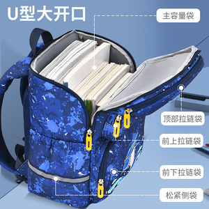 Sesame Baby Student Backpack 15 Inches Cartoon Print Multiple Pockets Unisex School Education - Product Image 3