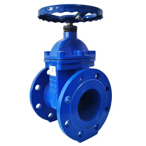 Din3352 F4 chất lượng tốt PN10 PN16 DN <span class=keywords><strong>400</strong></span> 500 mét 4 inch đầy đủ cổng Mặt bích gang Van cổng - Product Image 3