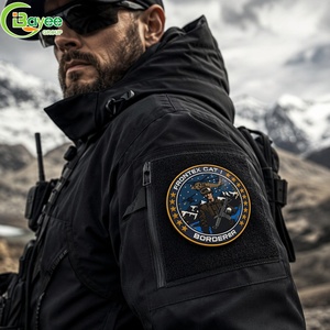 Patch PVC 3D personnalisé avec logo en relief, badge en caoutchouc avec fermeture auto-agrippante, patchs en silicone pour vestes, casquettes, sacs à dos - Product Image 4