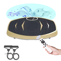Plaque vibrante de fitness innovante OEM avec fonctions de massage et de vibration, machine d'exercice