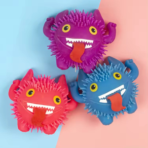 Jouet sensoriel anti-stress en PU à presser, vente en gros OEM, pour filles et garçons - Product Image 2