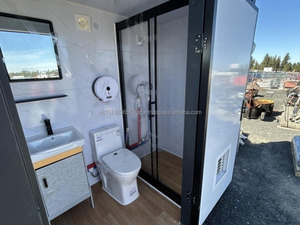 Toilettes publiques extérieures portables hôpitaux toilettes préfabriquées mobiles pour les secours en cas de catastrophe - Product Image 4