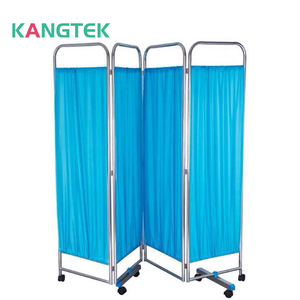 Kangtek Trung Quốc Nguồn cung cấp Nhà sản xuất thép không gỉ 4 lần 3 lần di chuyển thuận tiện Ward Rèm màn hình cho bệnh viện - Product Image 3