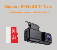 Caméra de recul pour voiture, 2k AHD, WiFi, capteur G, double objectif DVR, tableau de bord, boîte noire, enregistreur de condui