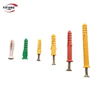 Cheville d'ancrage en nylon 8x40mm à expansion par vis, autoperceuse pour cloisons sèches, haute capacité de charge, finition TiCN, norme ISO, vente en gros