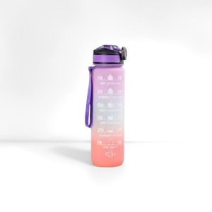 Verres promotionnels 2023 Gradients Gym <span class=keywords><strong>Bouteille</strong></span> d'eau isolée <span class=keywords><strong>Bouteille</strong></span> d'eau en plastique avec paille - Product Image 6