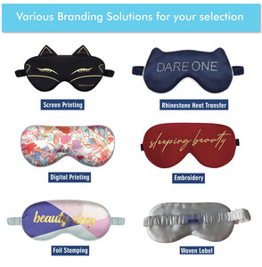 La confezione regalo all'ingrosso di tre pezzi di seta imitata Sade per dormire nell'intestino crasso include la federa maschera per gli occhi per la casa - Product Image 6