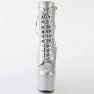 Zapatos de Tacón Alto de Plataforma de 20 cm con Cordones Sexys para Otoño y Verano, Zapatos de Baile en Barra, Tacones de <span class=keywords><strong>Stripper</strong></span>, Botines Antideslizantes para Mujer - Product Image 2