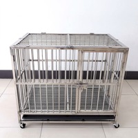 Cage pour animaux de compagnie en métal améliorée, moderne, renforcée, multi-niveaux, spacieuse, avec plateau en plastique et roues, pour la maison, le jardin, l'intérieur et l'appartement