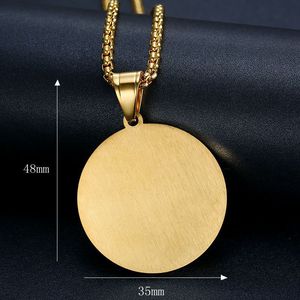 Collier pendentif main de prière Hip Hop en acier inoxydable plaqué or avec micro-incrustations de zircon, bijou unisexe, cadeau - Product Image 4