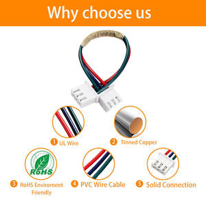 Custom XH2.5mm Pitch 3P Both End Connector Wire Harness <b>Cable</b> Assembly with Harness - Product Image 5