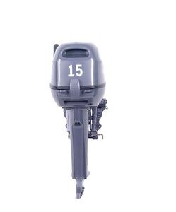 Moteur de bateau de 15 CV à arbre long/court, moteurs d'occasion bon marché - Product Image 1