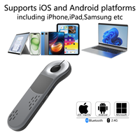 Çok İşlevli Kablosuz Sunum Cihazı Mouse Lazer Pointer Kalem TikTok PPT/Keynote E-Kitap Uygulama Sayfa Çevirme için Uzaktan Kumanda