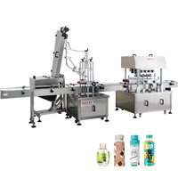 Machine de bouchage linéaire entièrement automatique pour bouteilles de boissons, de détergents, de bouteilles en PET, adaptée à divers types de bouteilles