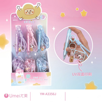 Umei Chubby Cute 60PCS Gel Pen Rack Set AS Upgrade Tahan Guncangan Ujung Pena Halus Menulis Lancar Cepat Kering Tanpa Noda untuk Pelajar