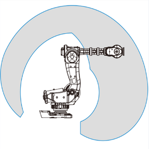 Para el robot industrial IRB7600-325/3.1 con capacidad de carga de 325 kg |   Alcance de 3100 mm |   Motor |   6 ejes |   IP67 |   Corte de ensamblaje - Product Image 4