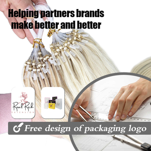 Extensiones de Cabello Humano con Microperlas, Doble Trama, Largas, Invisibles, Sin Costuras, Nano Micro <span class=keywords><strong>Ring</strong></span> H6, Extensiones de Cabello Remy para Salón - Product Image 6