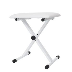 <span class=keywords><strong>Taburete</strong></span> <span class=keywords><strong>Blanco</strong></span> para Teclado Electrónico, Plegable, Portátil, en Forma de X, Altura Ajustable, para <span class=keywords><strong>Piano</strong></span> Individual, Venta al Por Mayor - Product Image 1
