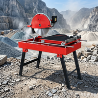 Scie à table diamantée OMC 600 mm pour travaux lourds, coupe-briques, béton, blocs, maçonnerie et carrelage