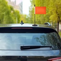 Signalisation magnétique flexible sur mesure pour véhicules d'exposition commerciale – Drapeau magnétique personnalisé pour voiture