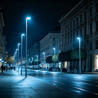 Lampadaire LED Professionnel en Gros 300W, Puissant Éclairage, IP66, Prêt pour Climats Extrêmes, Garantie 5 Ans, Prix de Gros