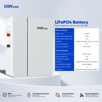 DAH EU Stok Terbatas Promo Panas 51.2V 16.08kWh Sel LiFePO4 Kelas A Smart BMS Penyimpanan Baterai Surya Baterai Lithium Iron Rechargeable